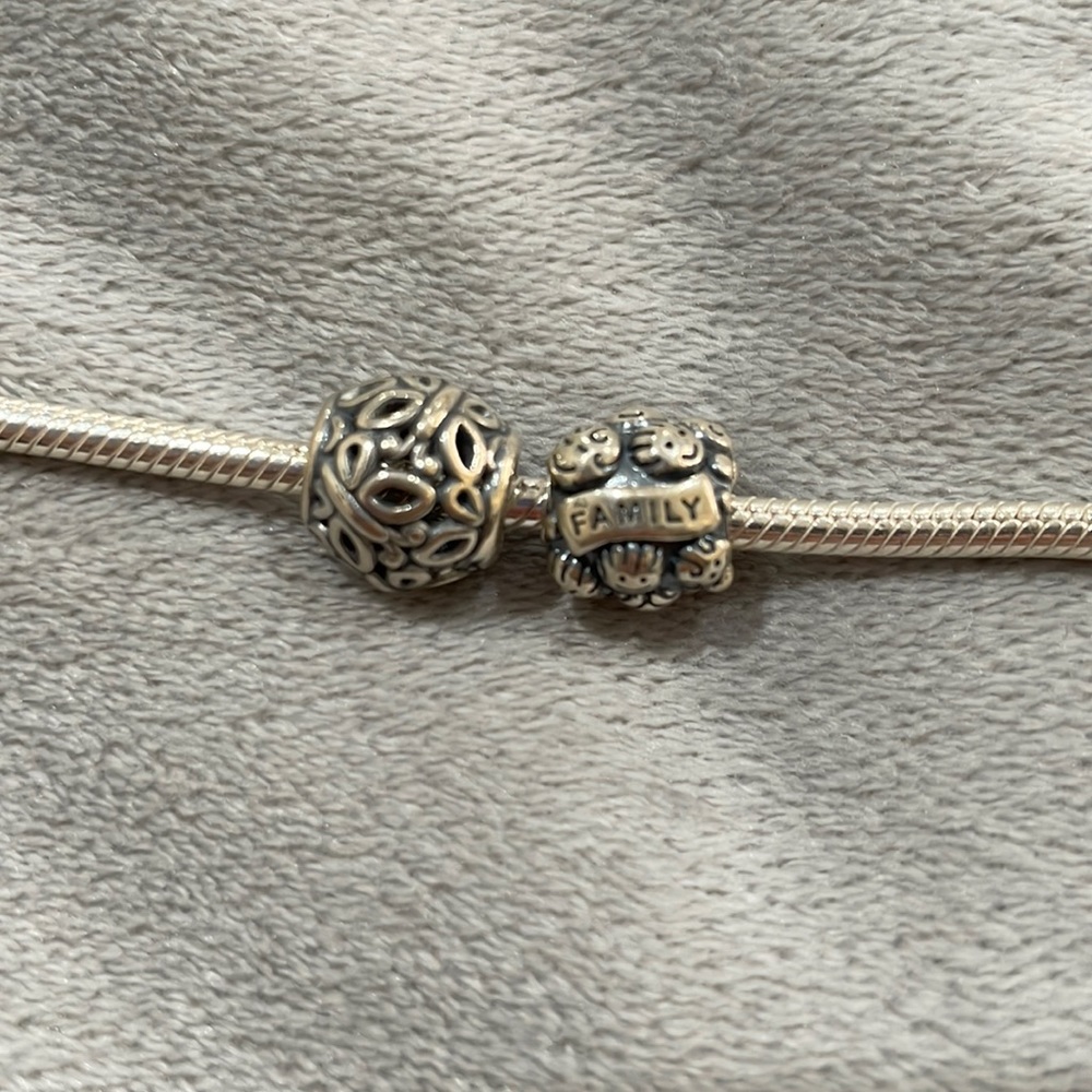 Pandora openwork butterfly charm retired 790895 and family, love charm